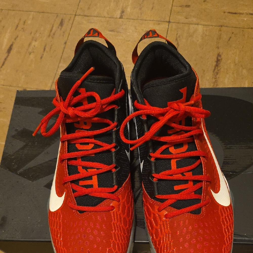 Nike Red and Black Men's Sneakers